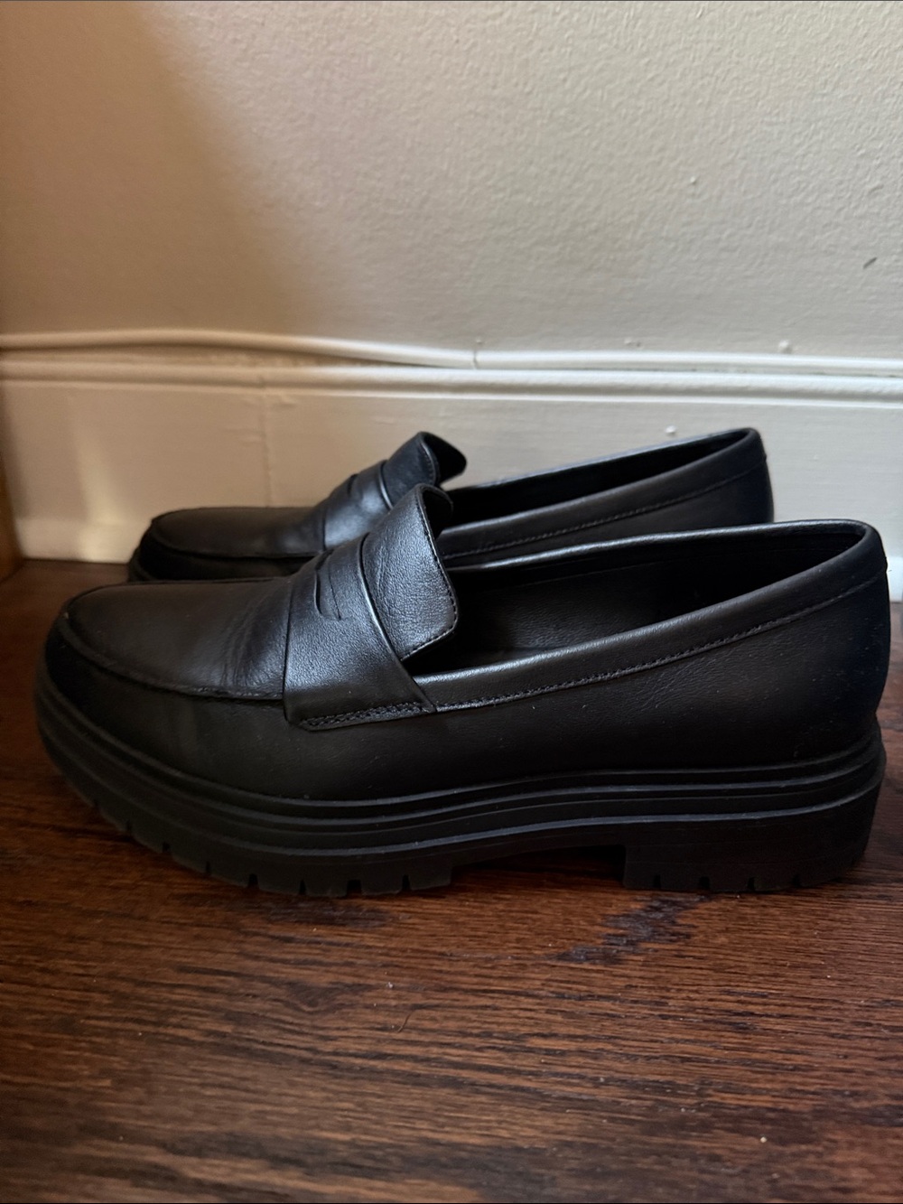 Quince Italian Leather Lugsole Loafer